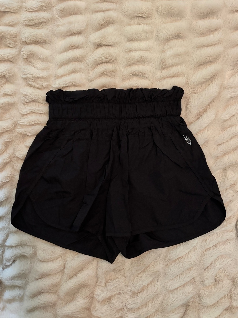 Free People Movement Black Shorts